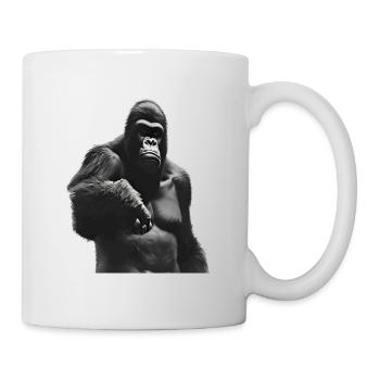König des Dschungels - Gorilla - Tasse - Weiß - Rechts
