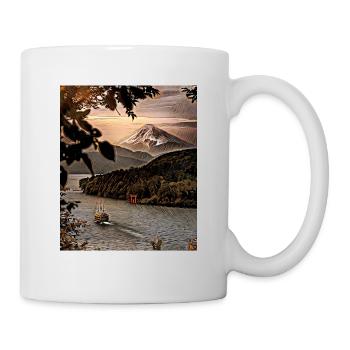 Lake Ashi, Hakone, Japan - Mug - white - Right