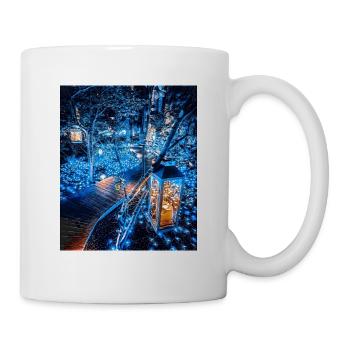 Waldpromenade, Japan - Tasse - Weiß - Rechts