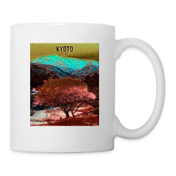 Kyoto, Japan - Tasse - Weiß - Rechts