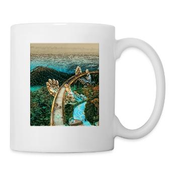 Golden Bridge, Da Nang, Vietnam - Mug - white - Right