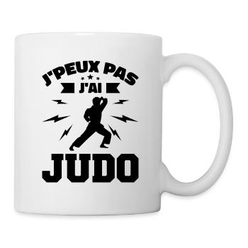 Ich kann nicht Judo - Tasse - Weiß - Rechts
