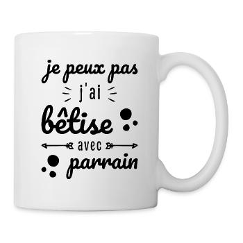 I Can't I Messed Up With Godfather Humor Gift - Mug - white - Right