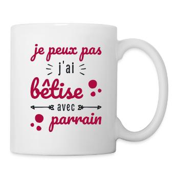 I Can't I Messed Up With Godfather Humor Gift - Mug - white - Right