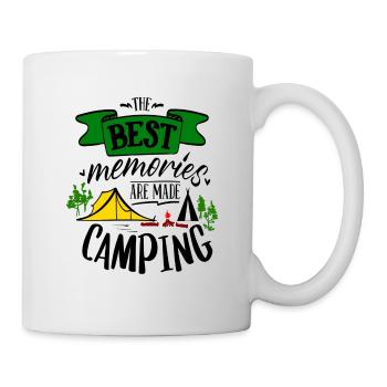 Les meilleurs souvenirs se font Camping - Mug blanc - blanc - Droite