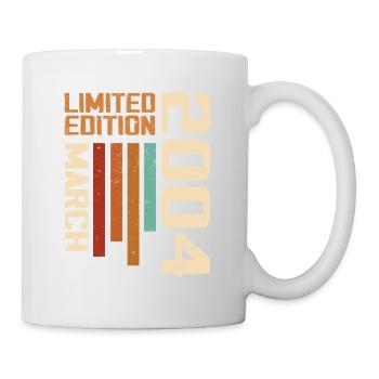 March 2004 Anniversary 2004 Retro 2004 March - Mug - white - Right