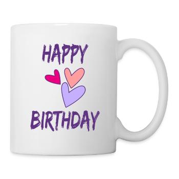 ALLES GUTE ZUM GEBURTSTAG. JAHRESTAG. - Tasse - Weiß - Rechts