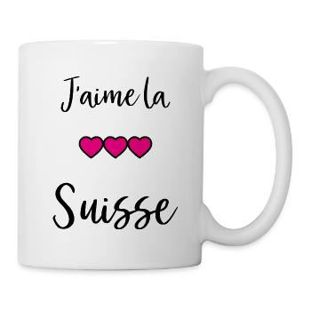 I LOVE SWITZERLAND - Mug - white - Right