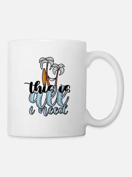 Summer - Tasse - Weiß