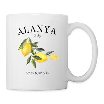 Alanya - Turkey - Turkish Riviera - Souvenir - Mug - white - Right