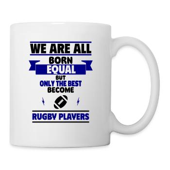 Nur die Besten werden Rugbyspieler - Tasse - Weiß - Rechts