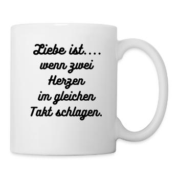 Proverbs Love is - Mug - white - Right