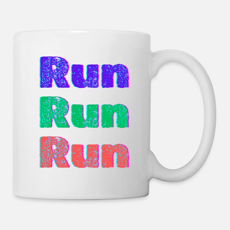 Run run run - Mug - white