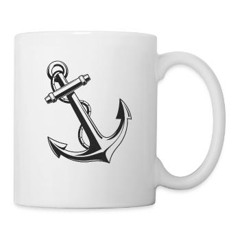 Ancre - Mug blanc - blanc - Droite