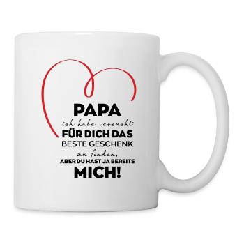 Papa Drôle de Cadeau - Mug blanc - blanc - Droite