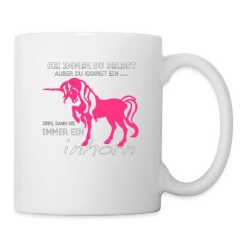 Einhorn - Tasse - Weiß - Rechts