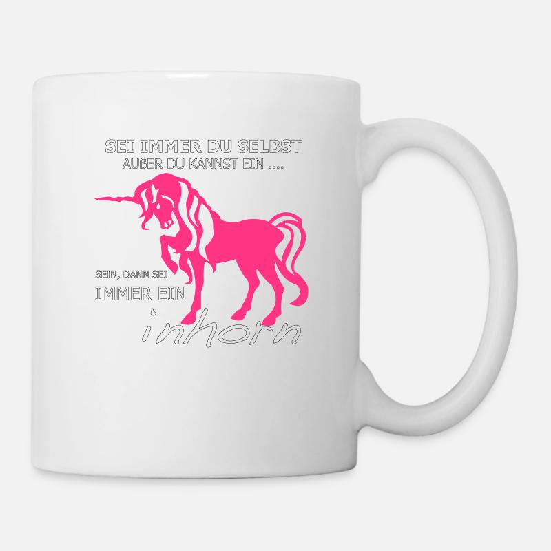 licorne - Mug blanc - blanc