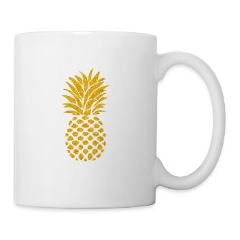 Ananas Sommer Vibe - Tasse - Weiß - Rechts