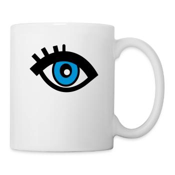eyes - Tasse - Weiß - Rechts