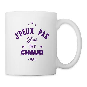 j'peux pas j'ai trop chaud.ai - Mug blanc - blanc - Droite