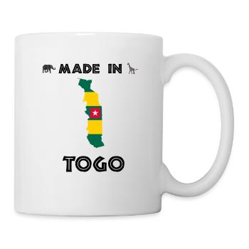 AFRIQUE DU TOGO T-SHIRT - Mug blanc - blanc - Droite