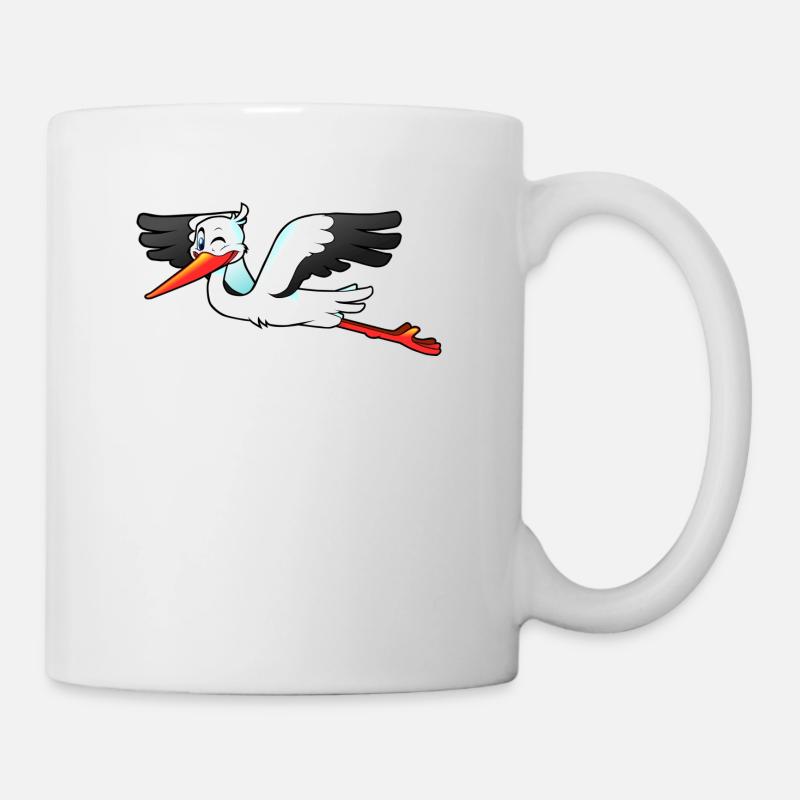 Storch - Tasse - Weiß