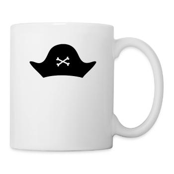 Pirat Hut - Tasse - Weiß - Rechts