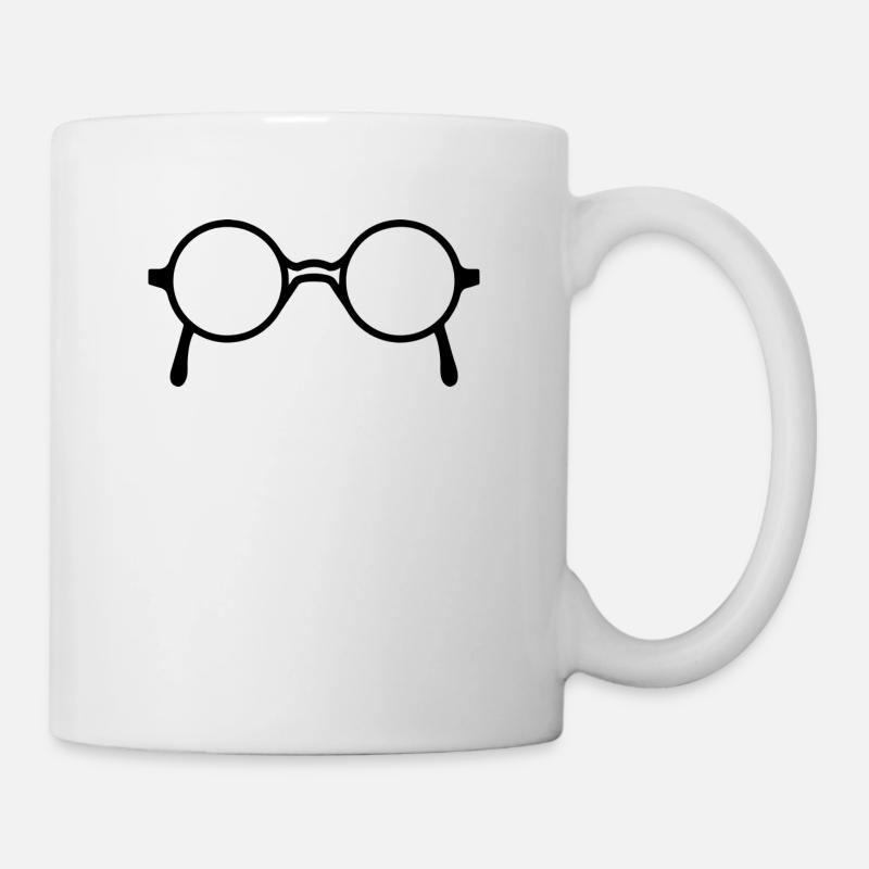 Brille - Tasse - Weiß