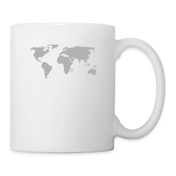 map of the world - Mug - white - Right