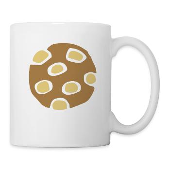 Biscuit au chocolat - cookie - boulangerie - Mug blanc - blanc - Droite