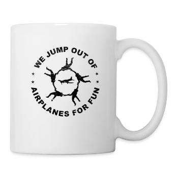 Parachutisme - Mug blanc - blanc - Droite
