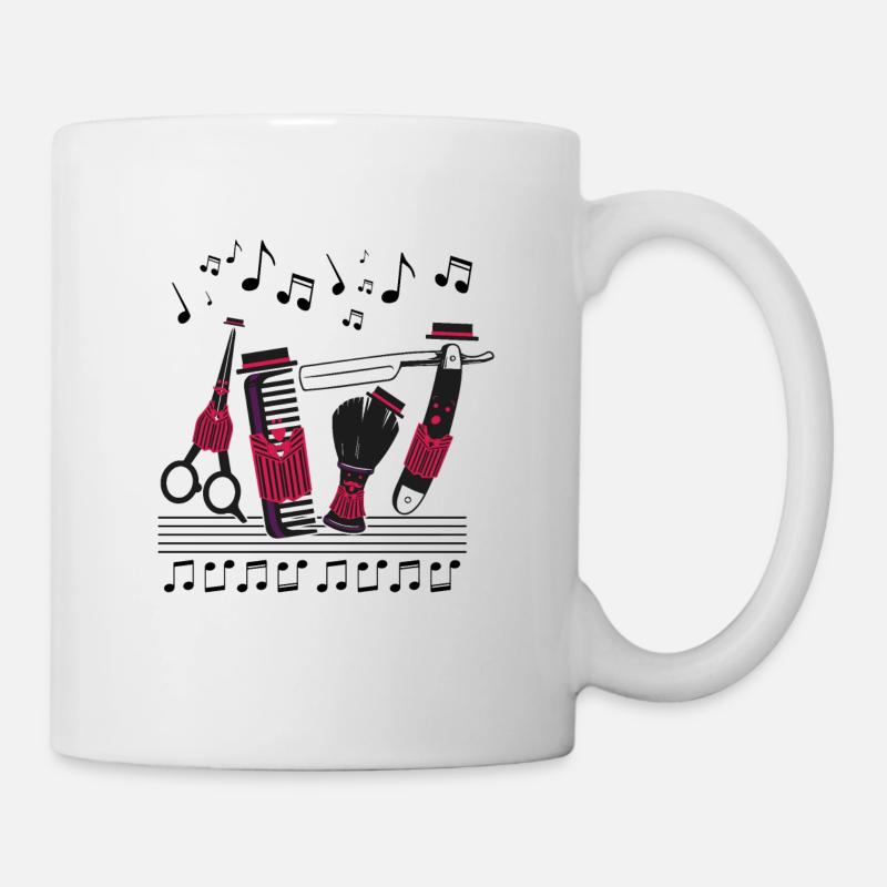 Funny Barbershopper Quartet - Mug blanc - blanc