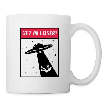 Ufo alien abduction - Mug - white - Right