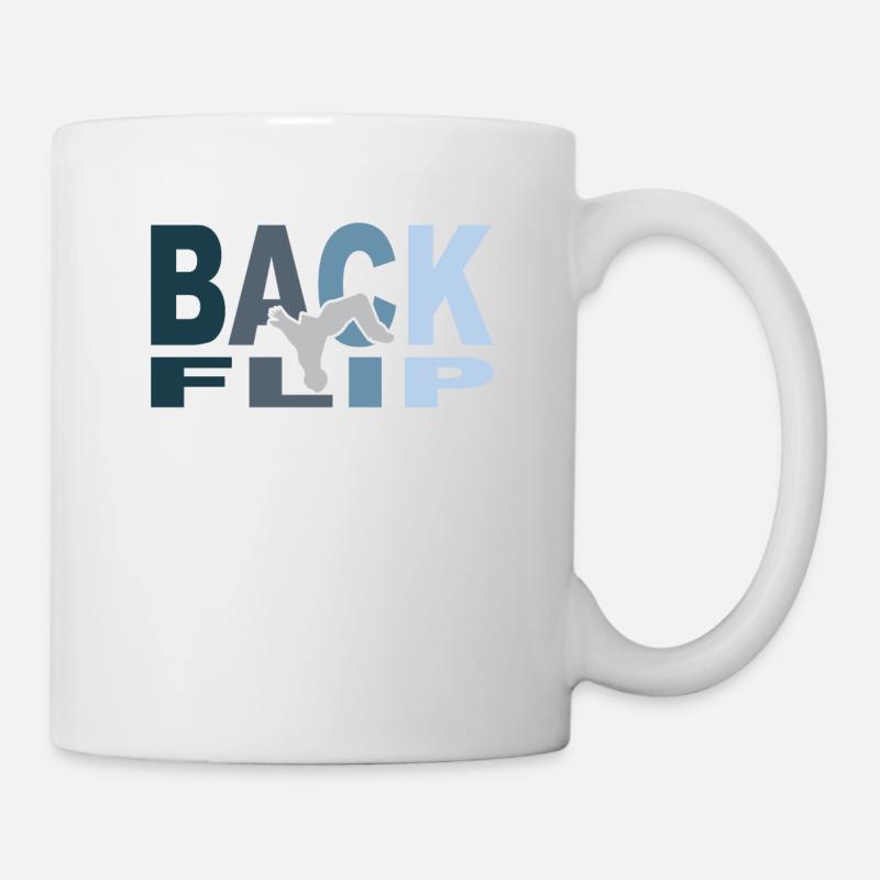 BackFlip - Tasse - Weiß