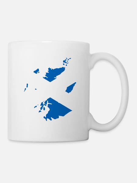 Amour écossais avec coeur cadeau ecosse - Mug blanc - blanc
