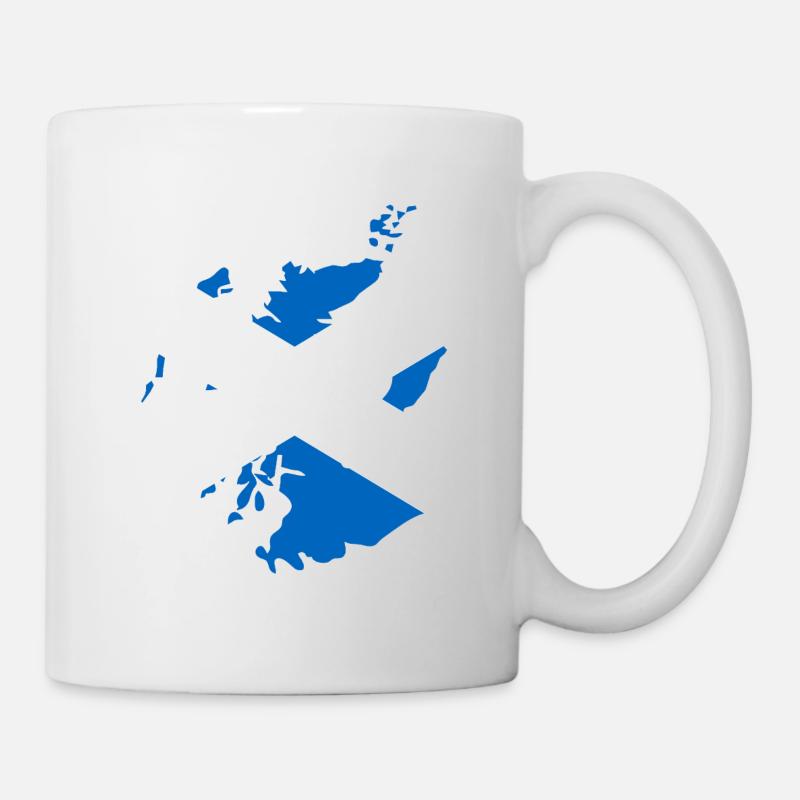 Scottish love with heart gift scotland - Mug - white