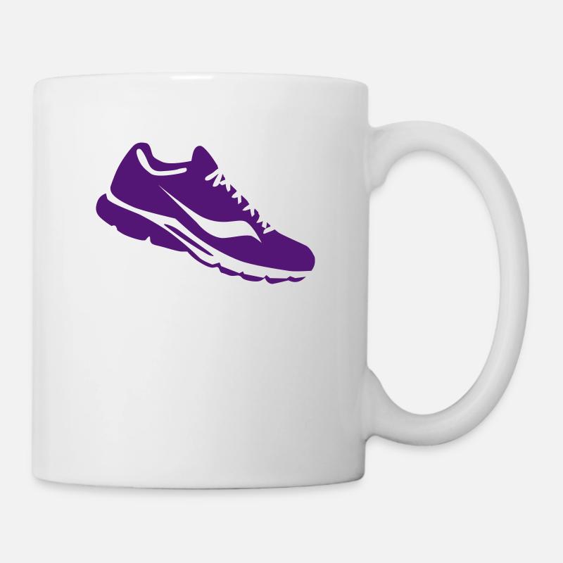 i love run sneaker - Mug - white