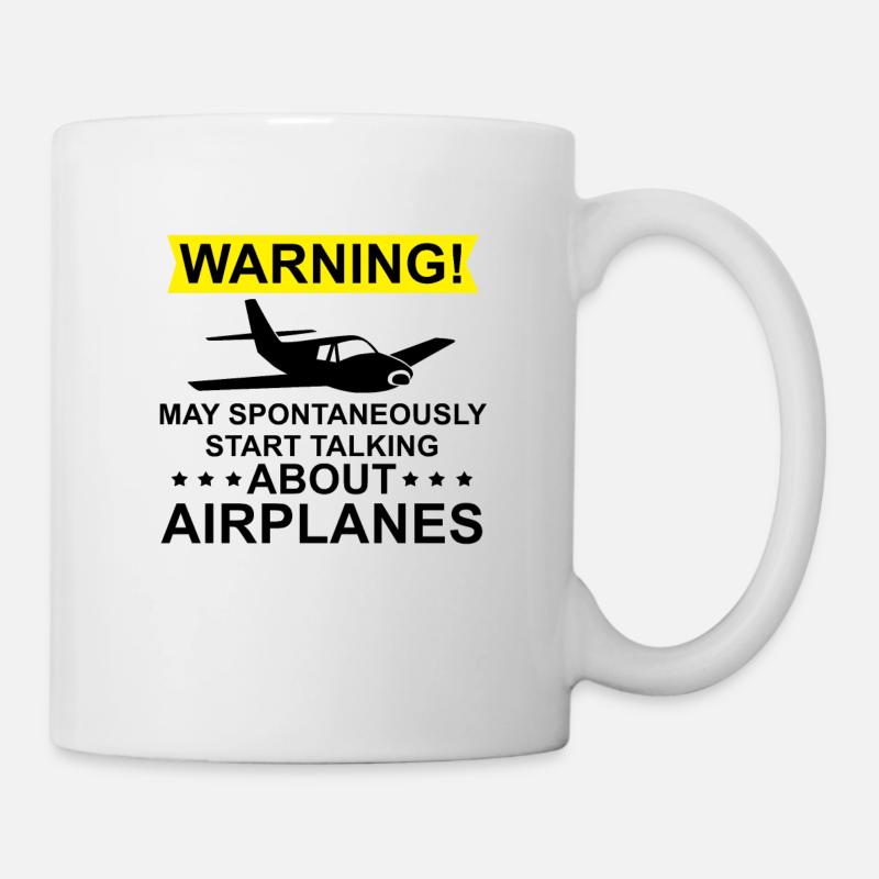Pilote d'avion - Mug blanc - blanc