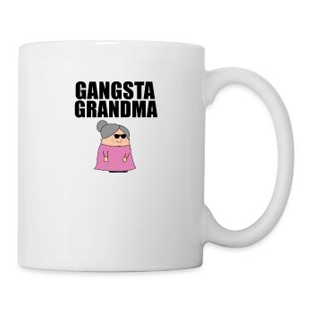 Coolste Großmutter Oma Gangster Geschenk - Tasse - Weiß - Rechts