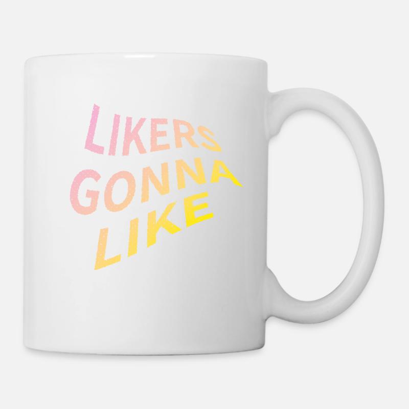 Likers gonna like bunt grunge - Tasse - Weiß