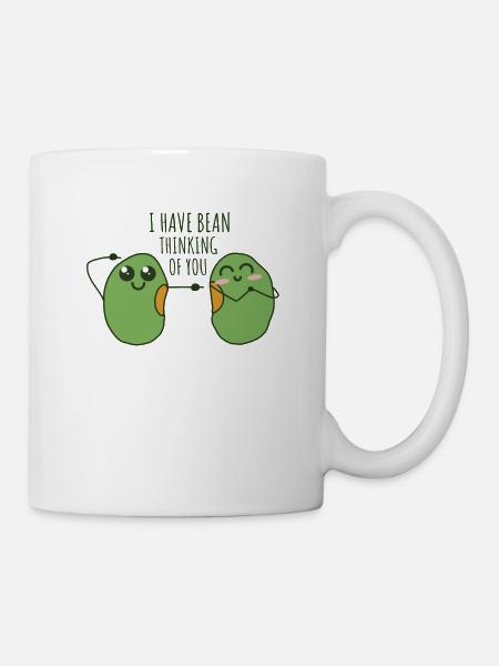 Wortspiel: Ich Dachte An Dich - Tasse - Weiß