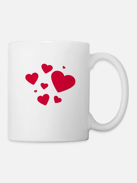 petit coeur - Mug blanc - blanc
