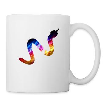 Snake - Schlange - Tasse - Weiß - Rechts