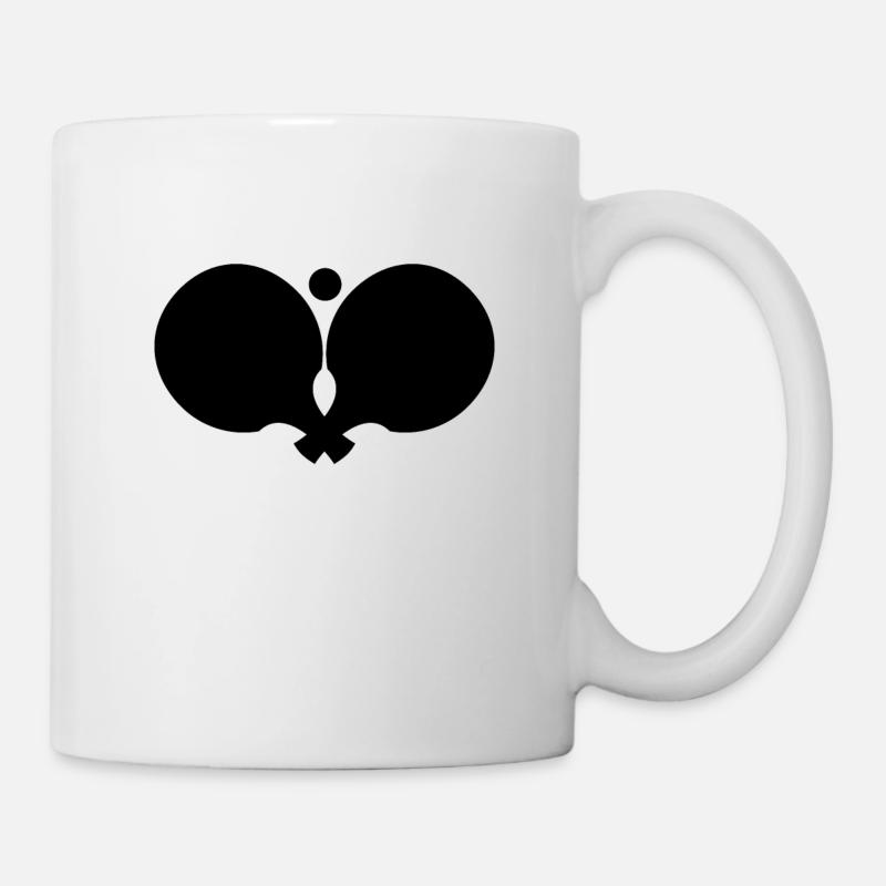 Tennis de table - tennis de table - Mug blanc - blanc