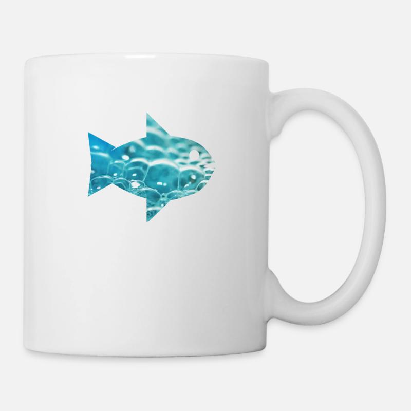 Poisson - poisson - Mug blanc - blanc