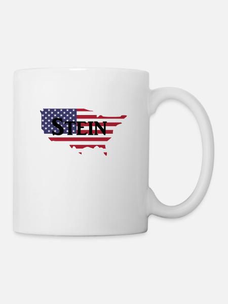 Jill Stein US Map - Mug blanc - blanc