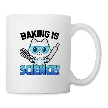 Drôle de scientifique chaton boulanger cadeau - Mug blanc - blanc - Droite