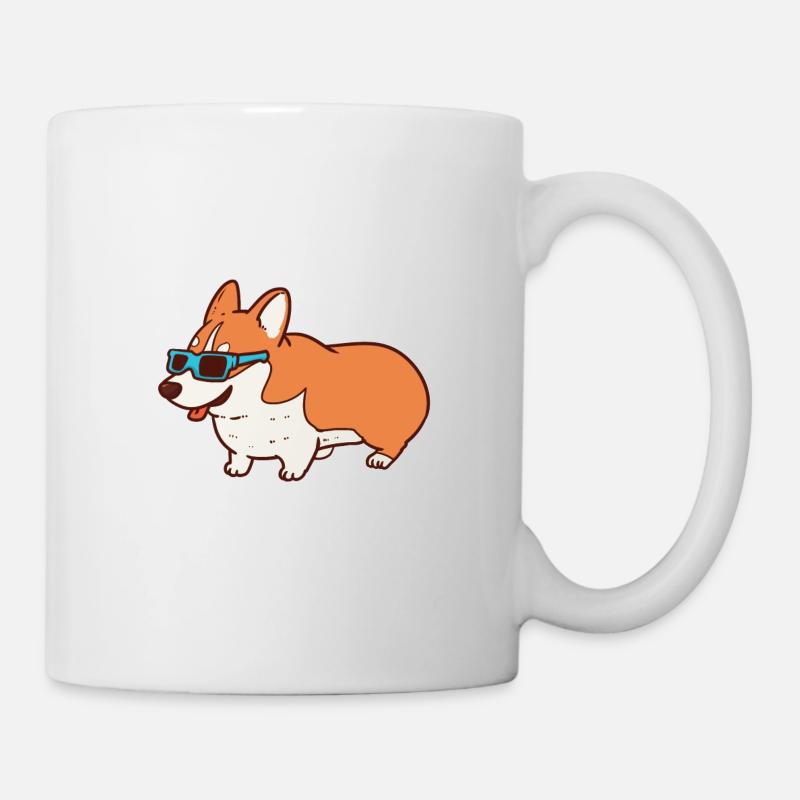 Cool corgi - Mug - white