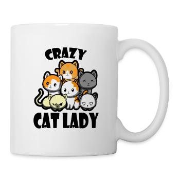 Crazy Cat Lady Gift Cat Lover - Mug - white - Right