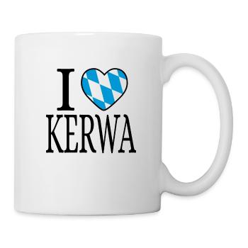 Kerwa Kirchweih Franken I Love Costume Gift - Mug - white - Right